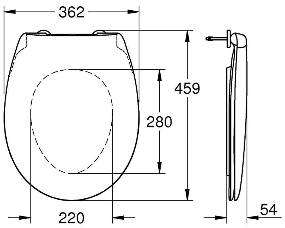 Grohe WC-Sitz Bau Keramik