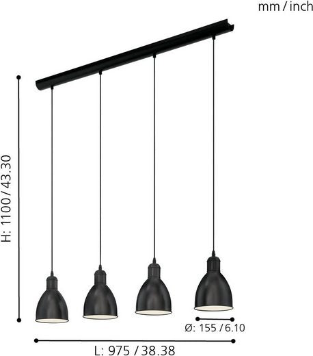EGLO Pendelleuchte PRIDDY Hängeleuchte