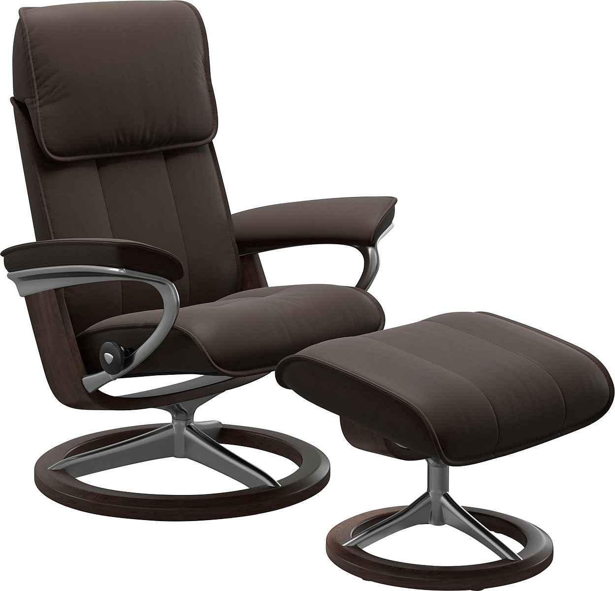 Stressless Relaxsessel Admiral Mit Hocker mit Signature Base Größe L