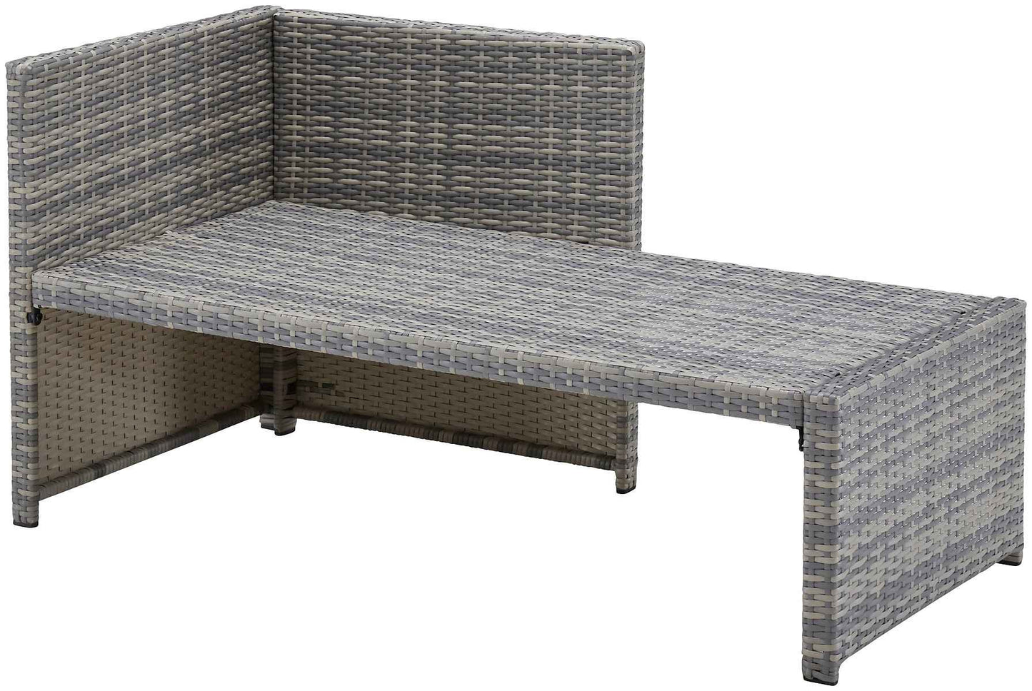 KONIFERA Loungeset »Catania«, 12-tlg., Eckbank, Hocker, Tisch 100x59 cm, Polyrattan