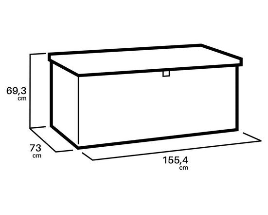 ONDIS24 Kissenbox Brushwood Kissenbox mit Gasdruckfedern