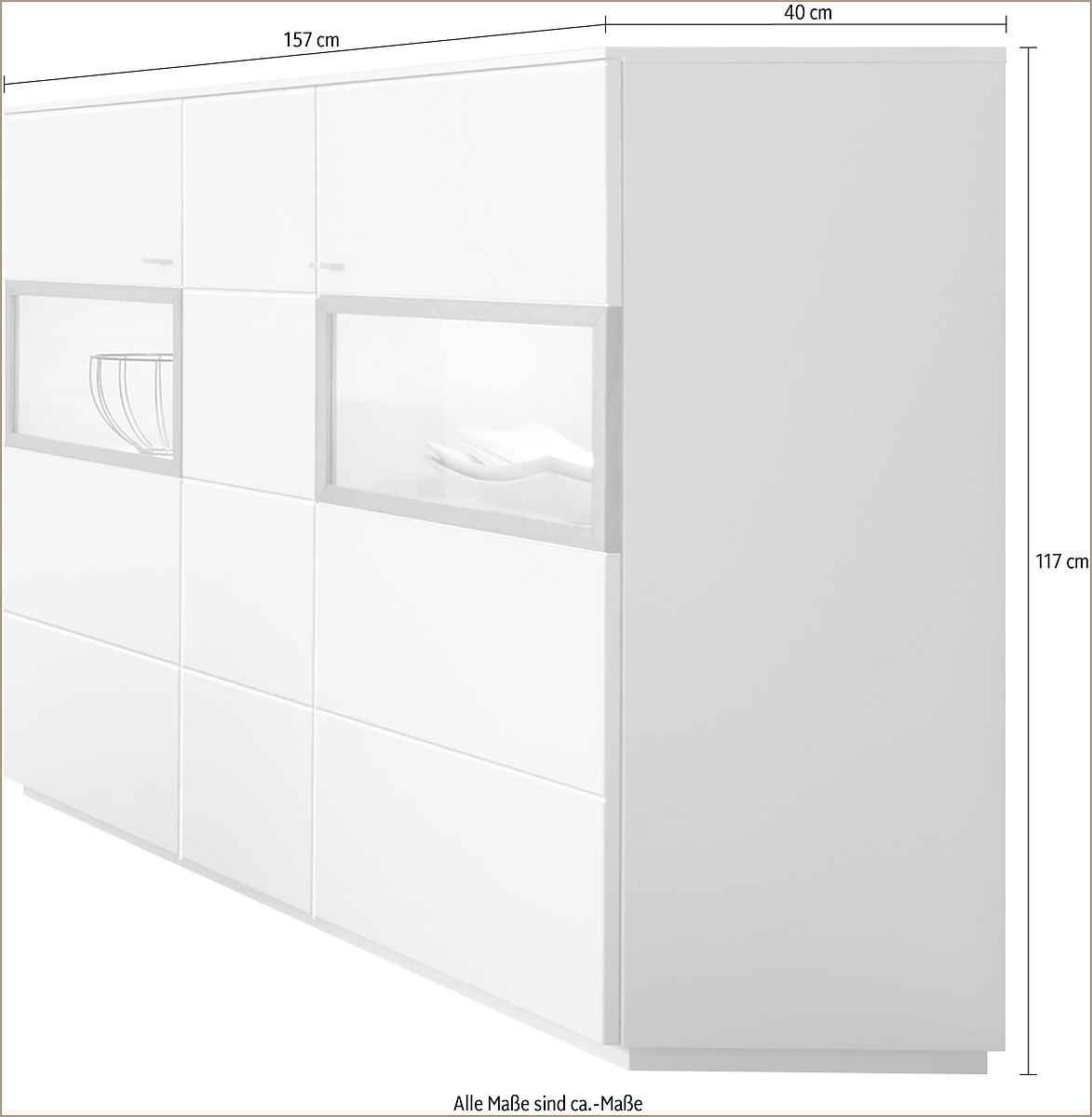 Quadrato Highboard Milano