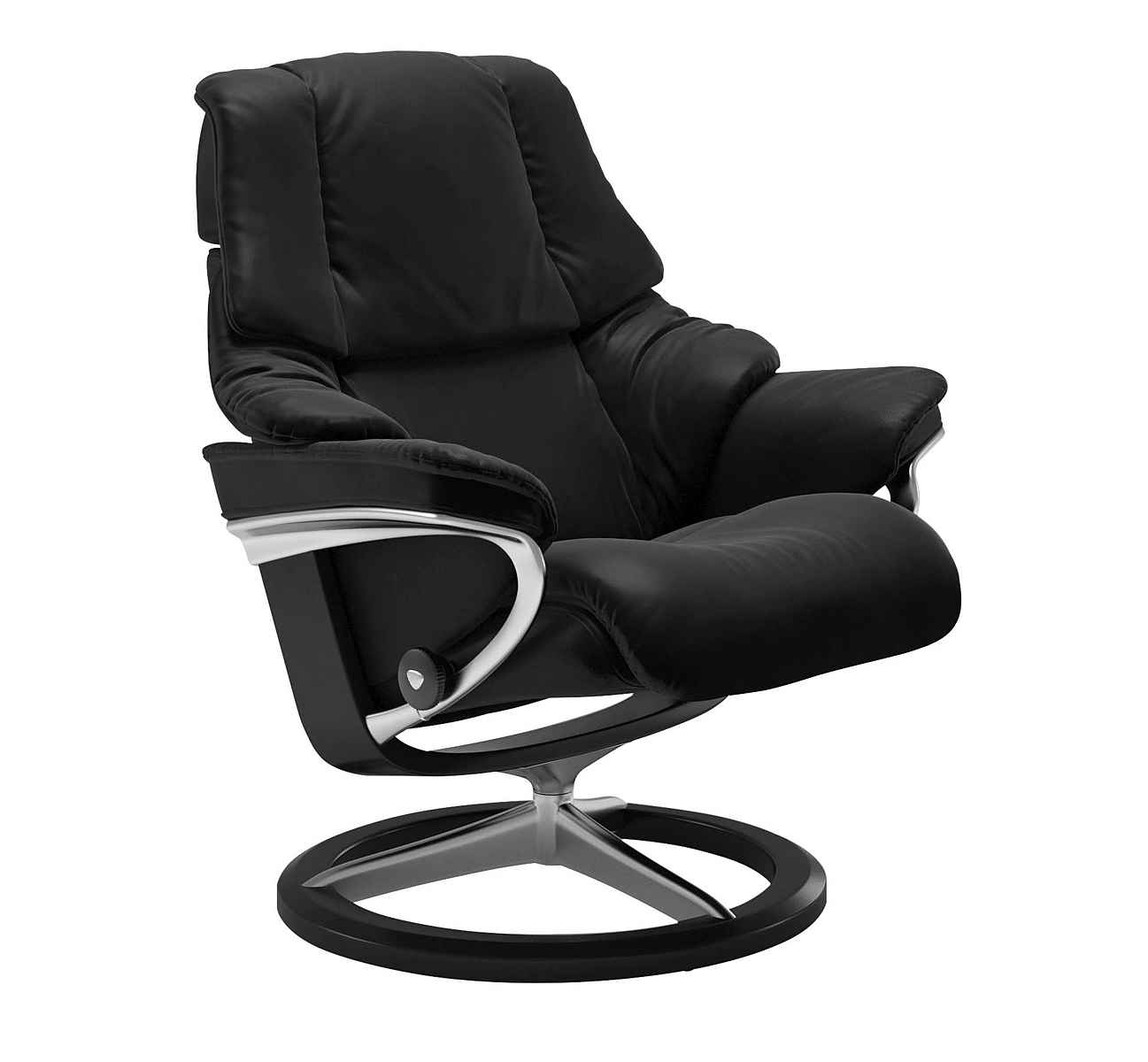 Stressless Relaxsessel mit Hocker mit Signature Base Größe M