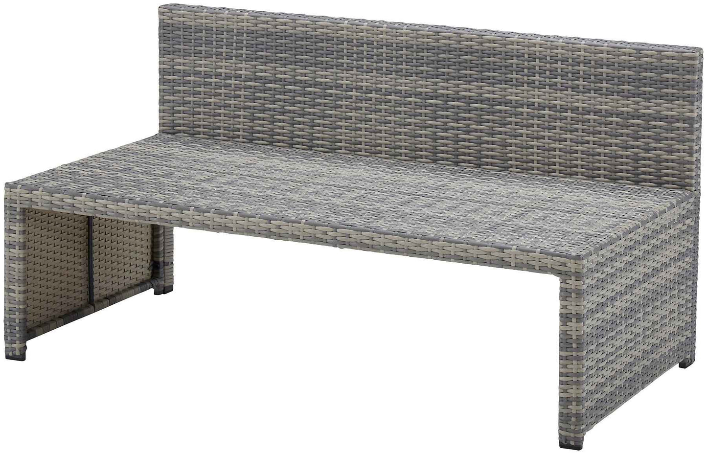 KONIFERA Loungeset »Catania«, 12-tlg., Eckbank, Hocker, Tisch 100x59 cm, Polyrattan