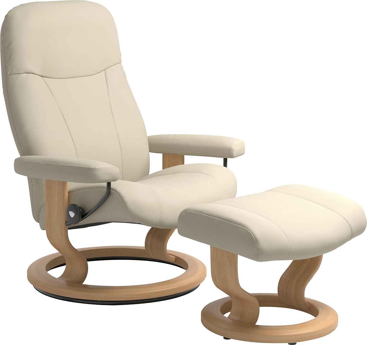 Stressless Relaxsessel Garda mit Hocker mit Classic Base Größe L