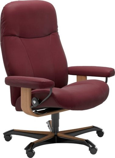 Stressless Relaxsessel Garda mit Home Office Base Größe M