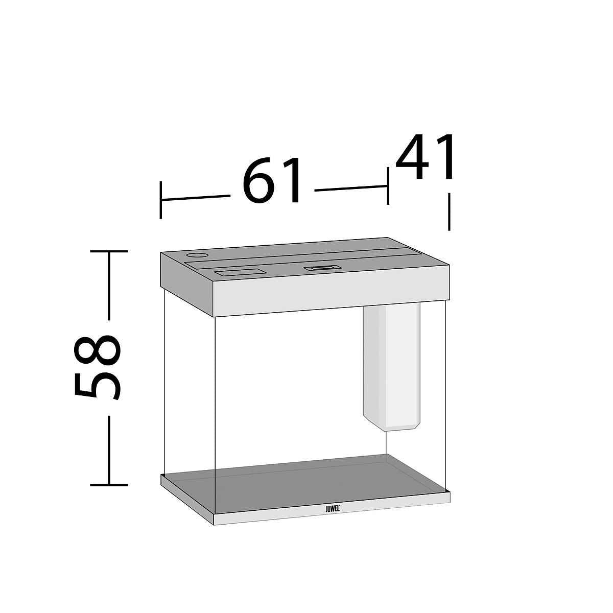 JUWEL AQUARIEN Aquarium Lido 120 LED