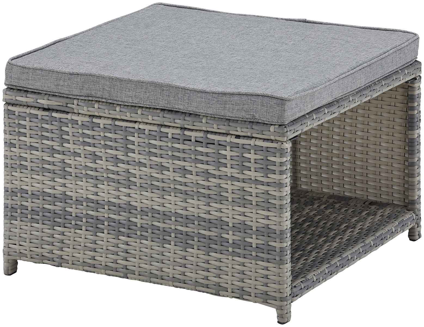 KONIFERA Loungeset »Catania«, 12-tlg., Eckbank, Hocker, Tisch 100x59 cm, Polyrattan