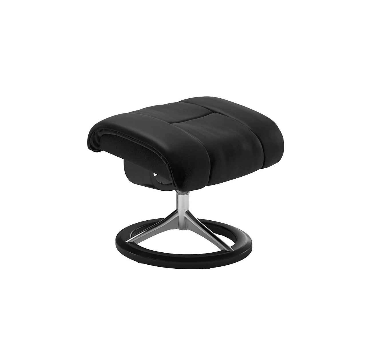 Stressless Relaxsessel mit Hocker mit Signature Base Größe M